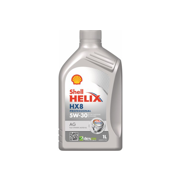 фото Shell масло моторное синтетическое shell helix hx8 professional ag 5w-30 (1л)