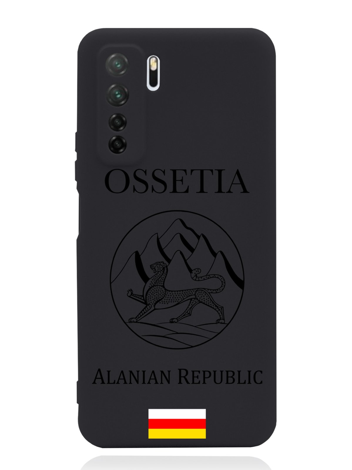 

Чехол MustHaveCase Huawei P40 Lite Черный лаковый Герб Северной Осетии, Huawei P40 Lite Черный лаковый Герб Северной Осетии