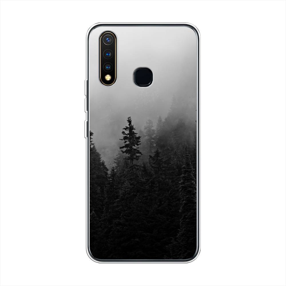 

Чехол для Vivo Y19 "Туманный лес", Серый;черный, 261950-2