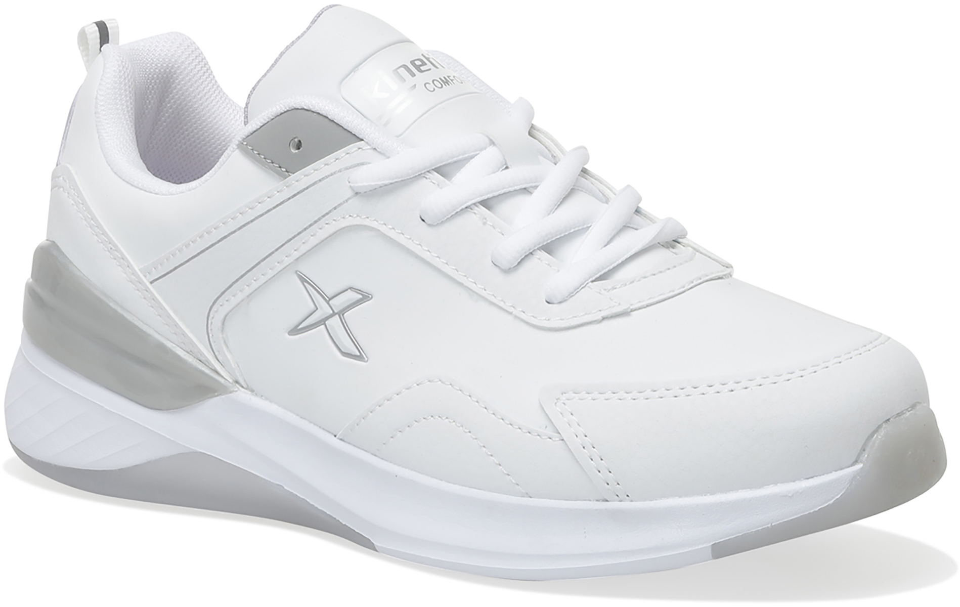 Кроссовки женские Kinetix WHITE RUNNING LORENA PU W 2PR белые 40 EU