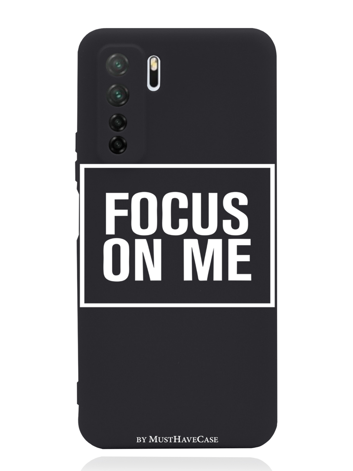

Чехол MustHaveCase Huawei P40 Lite Focus on me, Черный;белый, Huawei P40 Lite Focus on me