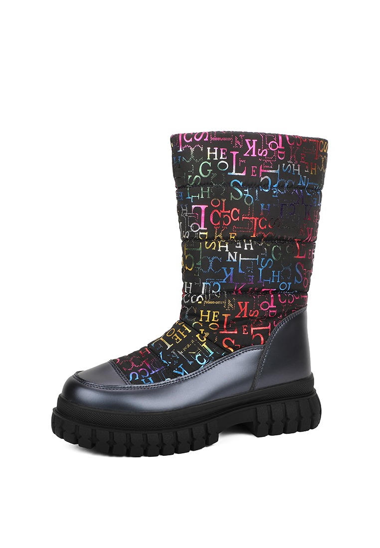 

Дутики T.Taccardi FC23AW-31KC1A черный, 35, Черный;разноцветный, 215617