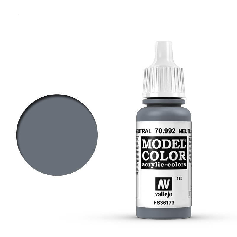 

Краска для моделизма Vallejo Neutral Grey 17 мл, Серый