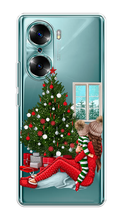 

Чехол на Honor 60 "Новый год с мамой", Красный;зеленый;голубой, 6106650-6