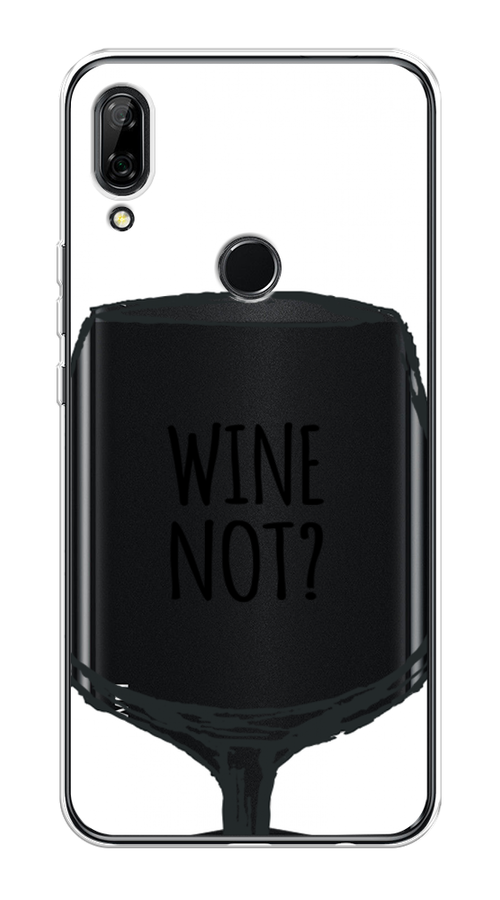 

Чехол на Honor 9X/Huawei P Smart Z "Wine not white", Белый, 69450-6