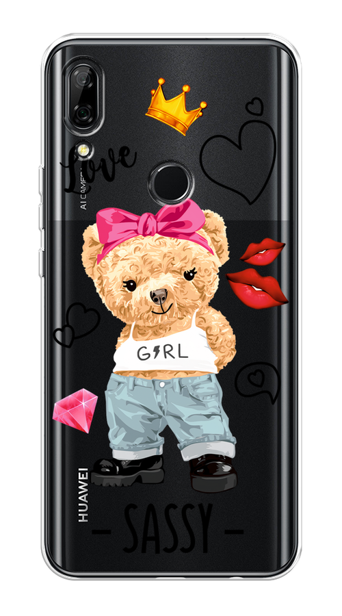 

Чехол на Honor 9X/Huawei P Smart Z "Sugar Mommy", Голубой;белый;розовый, 69450-6