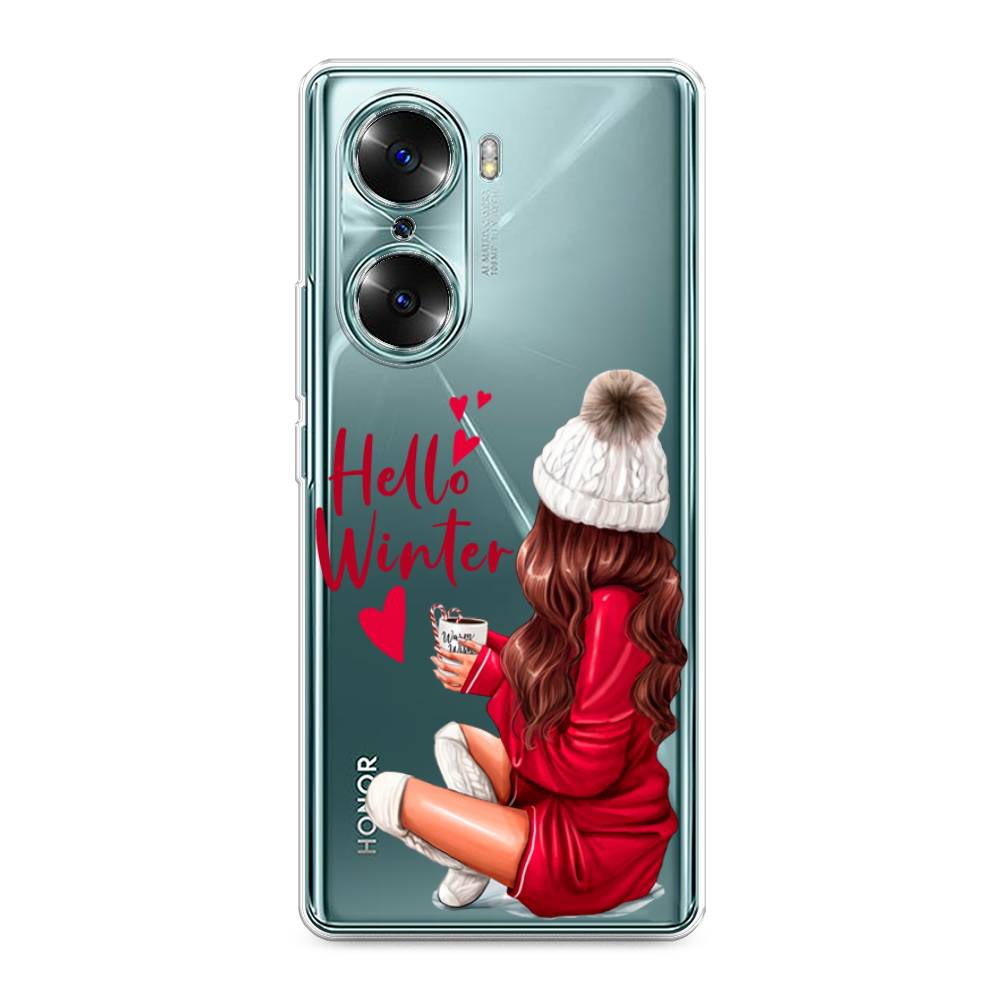 

Чехол на Honor 60 "Hello winter", Красный;белый;коричневый, 6106650-5