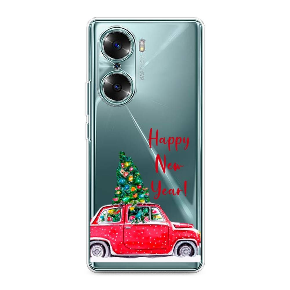 

Чехол на Honor 60 "Happy New Year", Красный;зеленый, 6106650-5