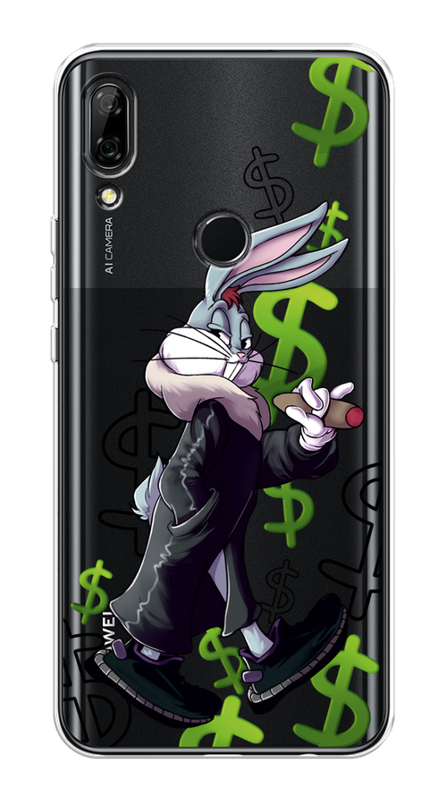 

Чехол на Honor 9X/Huawei P Smart Z "Rich Bugs Bunny", Зеленый;черный;голубой, 69450-6