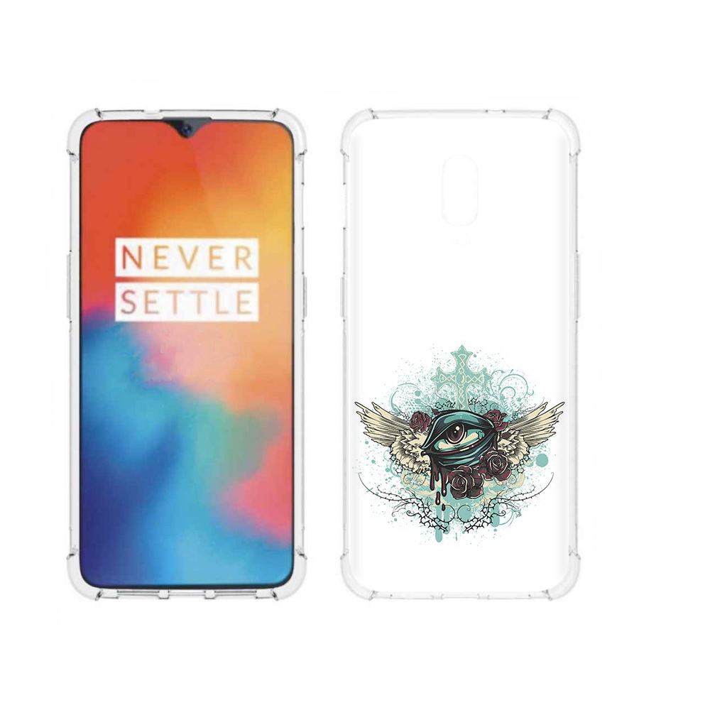 

Чехол MyPads Tocco для OnePlus 6T плачущий глаз с крыльями, Прозрачный, Tocco