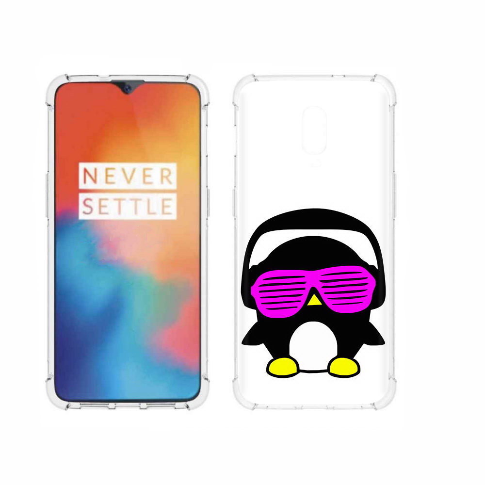 

Чехол MyPads Tocco для OnePlus 6T пингвин, Прозрачный, Tocco