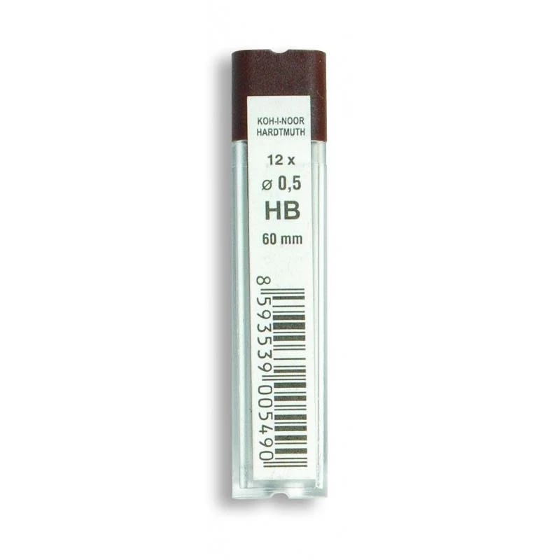 

Грифели KOH-I-NOOR ч/гр 2H, 0.7 мм. 12 шт, Серый