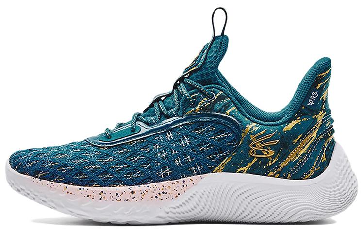 

Кроссовки унисекс Under Armour Curry 9 Flow 2974 3PT Record синие 42 EU, Синий, Curry 9 Flow 2974 3PT Record