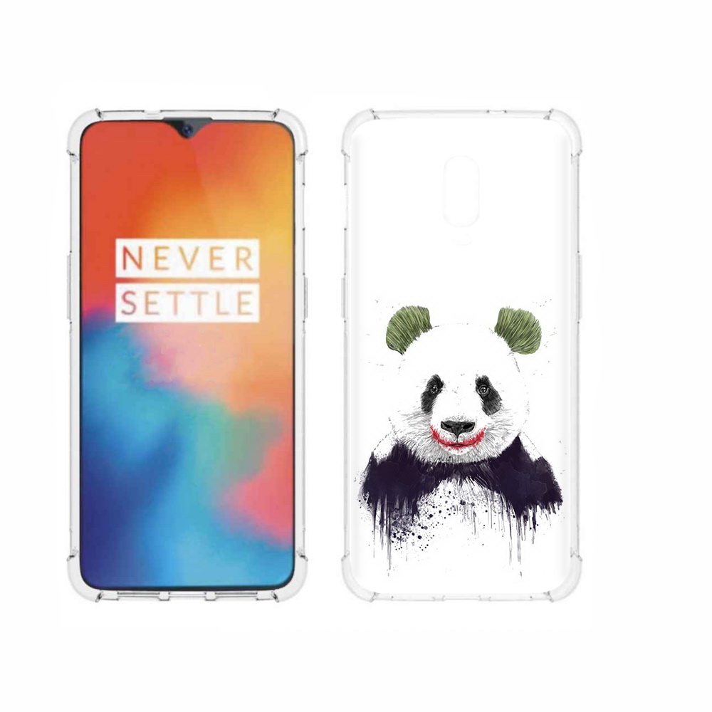 

Чехол MyPads Tocco для OnePlus 6T панда джокер, Прозрачный, Tocco