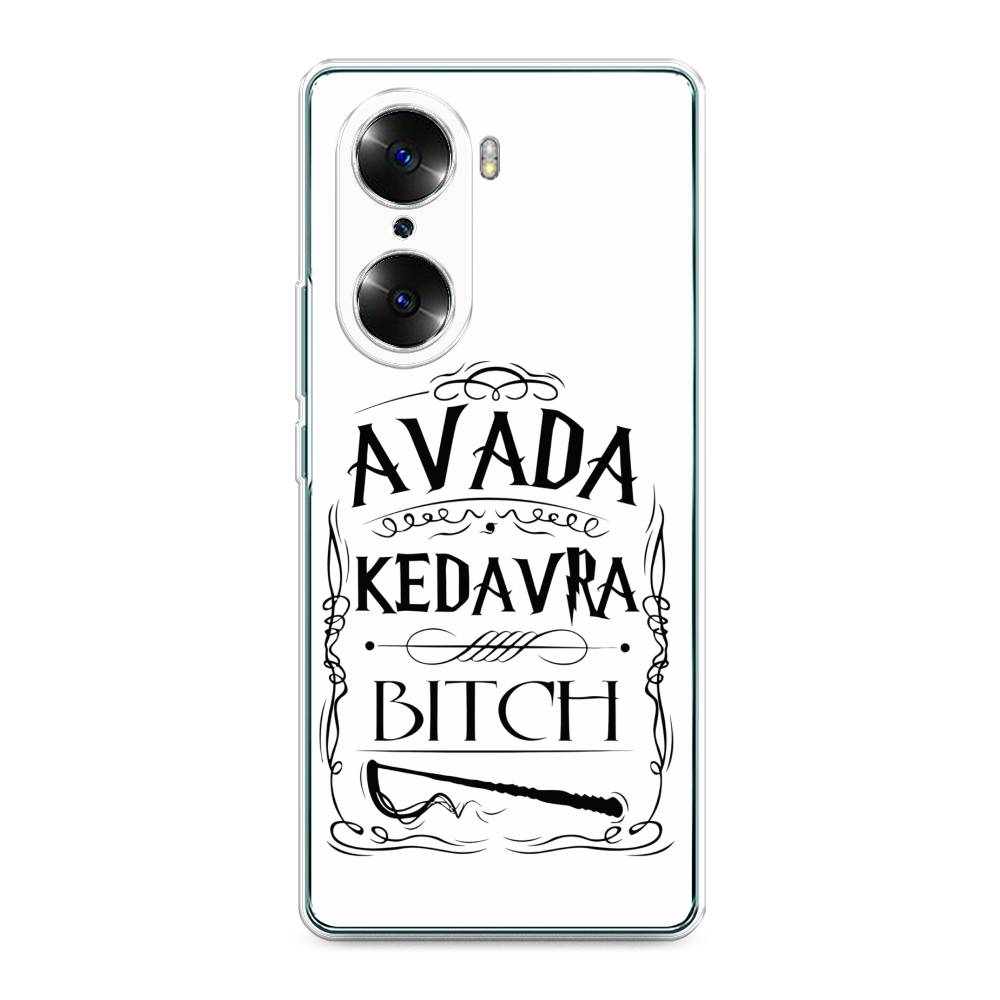 

Чехол на Honor 60 "Avada kedavra bitch", Белый;серый;черный, 6106650-6