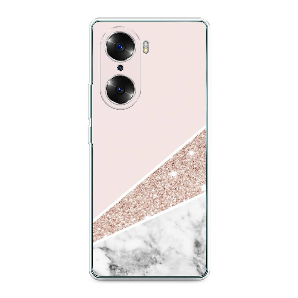 

Чехол на Honor 60 "Блестящий розовый мрамор", 6106650-3