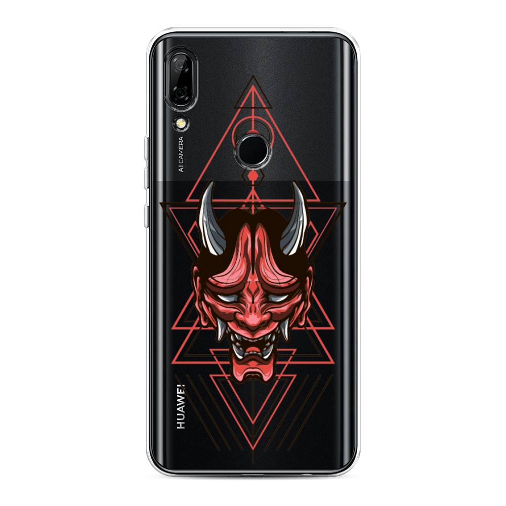 

Чехол для Honor 9X/Huawei P Smart Z "Hanya Oni mask", Серый;красный;черный, 69450-4