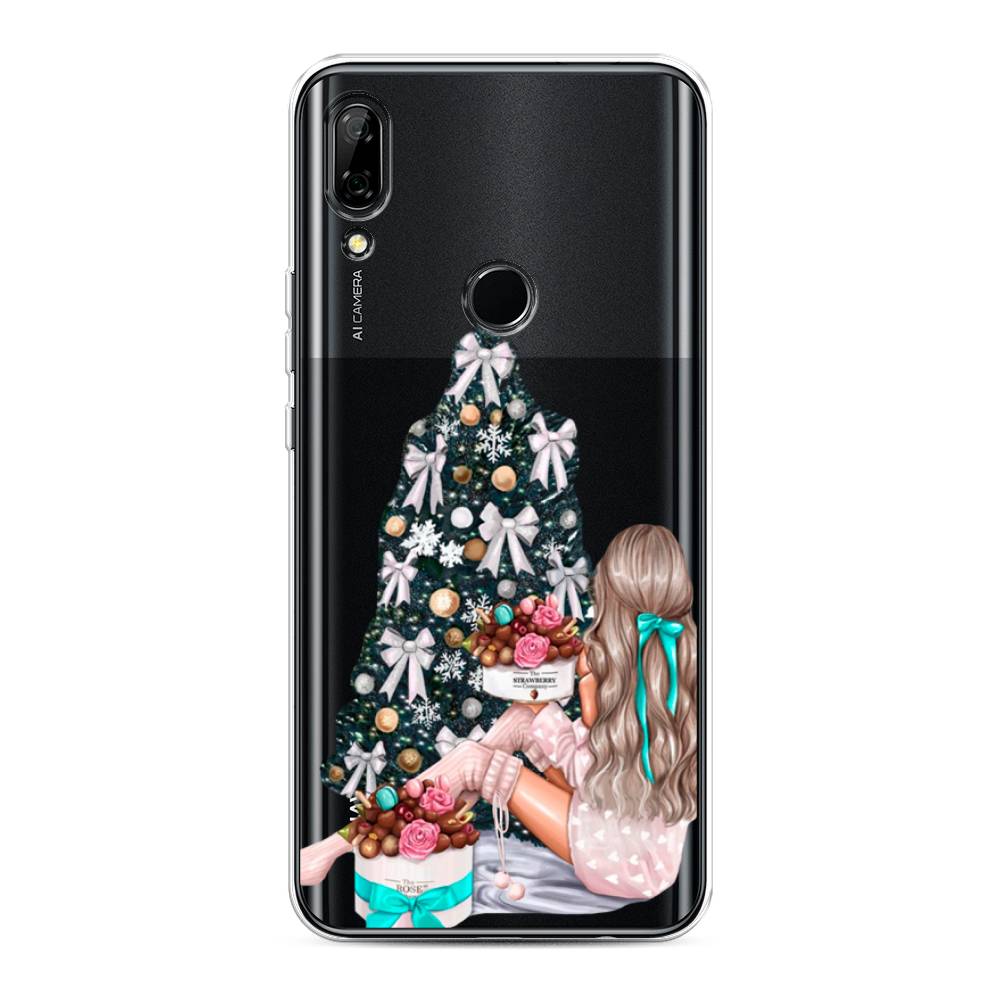 

Чехол для Honor 9X/Huawei P Smart Z "New Year", Зеленый;бежевый;голубой, 69450-5