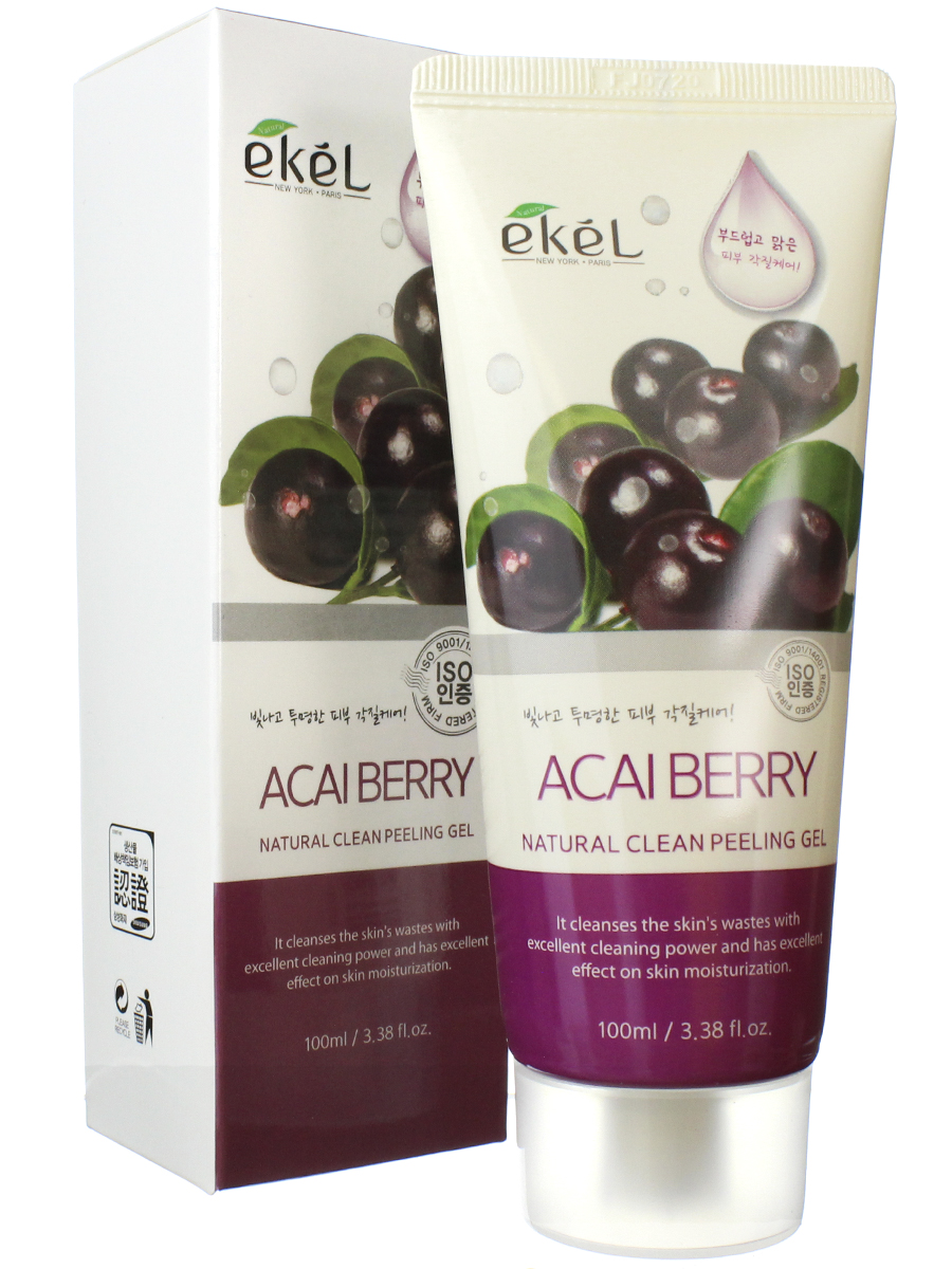 фото Пилинг для лица с ягодами асаи ekel peeling gel asaiberry 100 мл