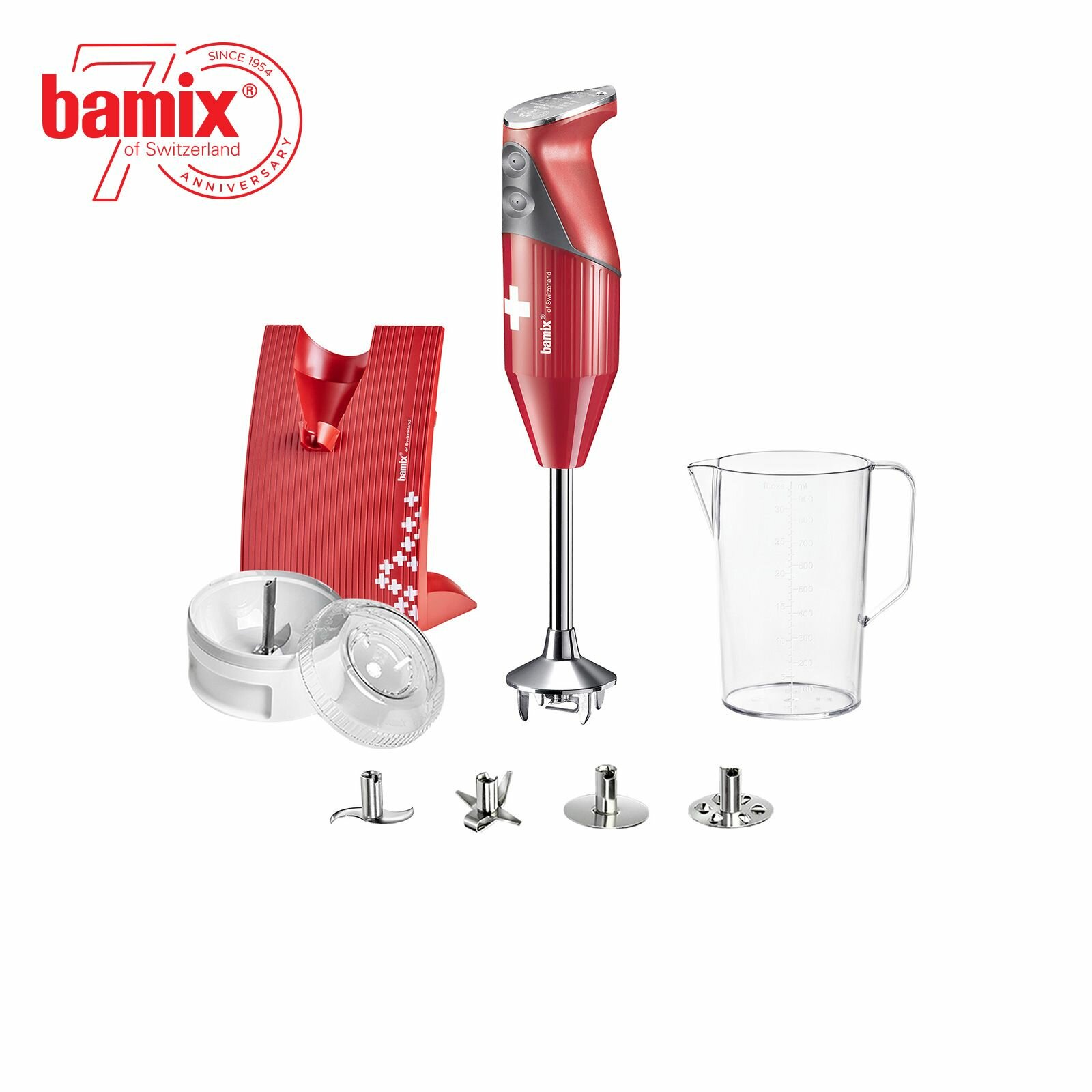 

Погружной блендер Bamix SwissLine M200 Red, SwissLine M200