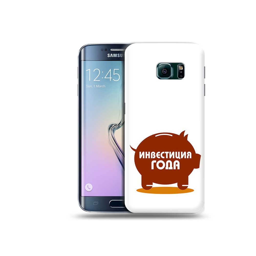 

Чехол MyPads Tocco для Samsung Galaxy S6 Edge инвестиция, Прозрачный, Tocco