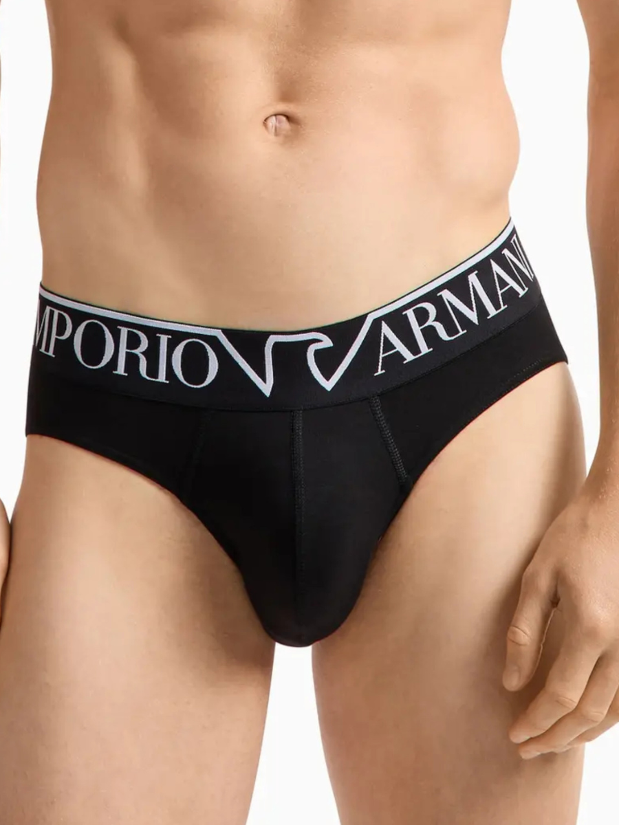 Трусы мужские Emporio Armani 110814_4F516 черные XL 8610₽