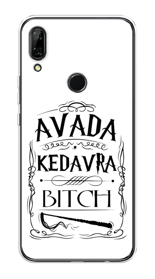 

Чехол на Honor 9X/Huawei P Smart Z "Avada kedavra bitch", Белый;серый;черный, 69450-6