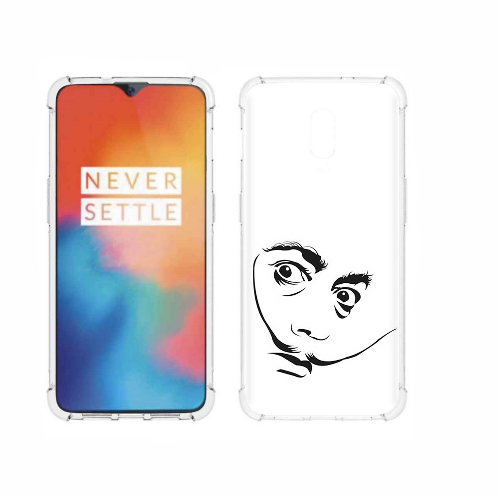 

Чехол MyPads Tocco для OnePlus 6T мужчина с длинными усами, Прозрачный, Tocco