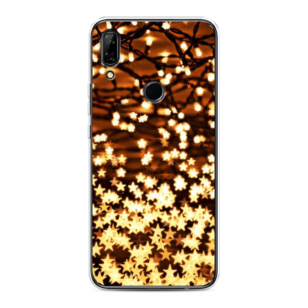 

Чехол для Honor 9X/Huawei P Smart Z "Новогодняя гирлянда", Золотистый, 69450-5
