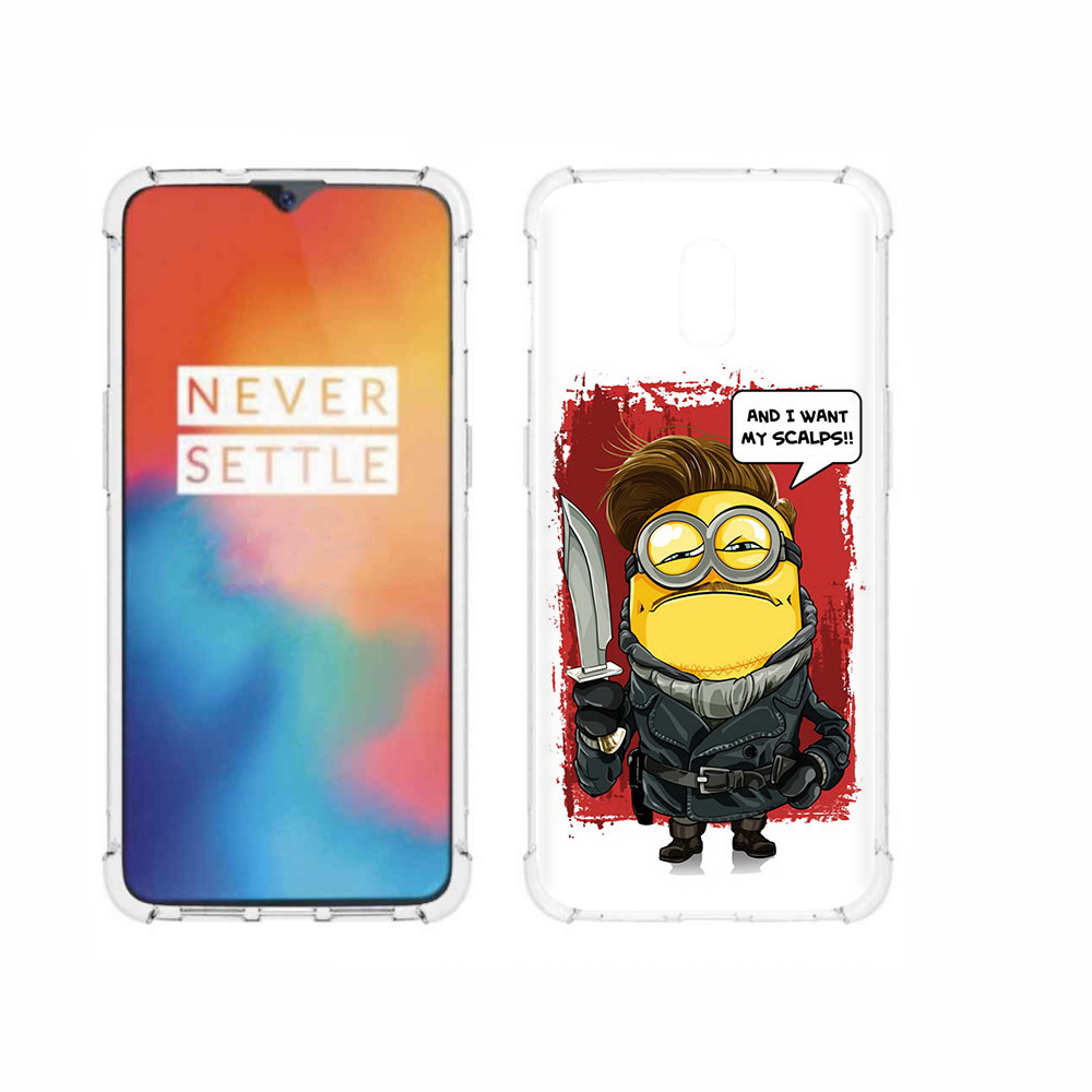 

Чехол MyPads Tocco для OnePlus 6T миньон убийца, Прозрачный, Tocco