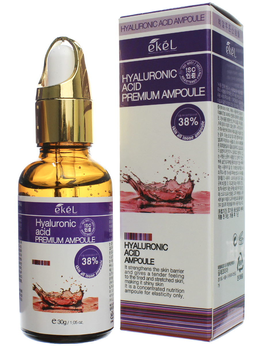 Купить Сыворотка для лица с гиалуроновой кислотой Ekel Hyaluronic Acid Premium Ampoule 30 гр