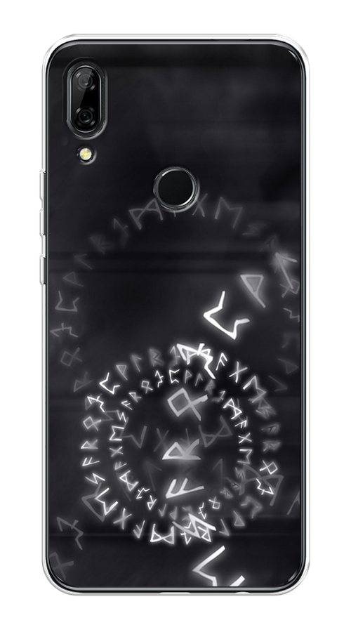 

Чехол на Honor 9X/Huawei P Smart Z "Руны", Серый;черный, 69450-3