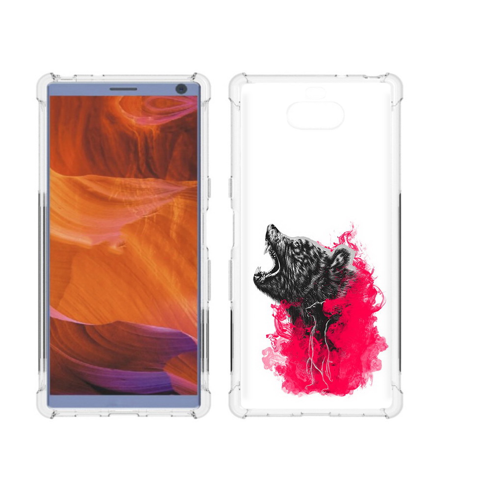 

Чехол MyPads Tocco для Sony Xperia 10 Plus медведь в дымке, Прозрачный, Tocco