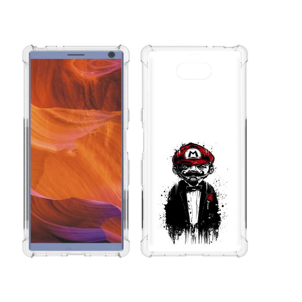 

Чехол MyPads Tocco для Sony Xperia 10 Plus марио, Прозрачный, Tocco