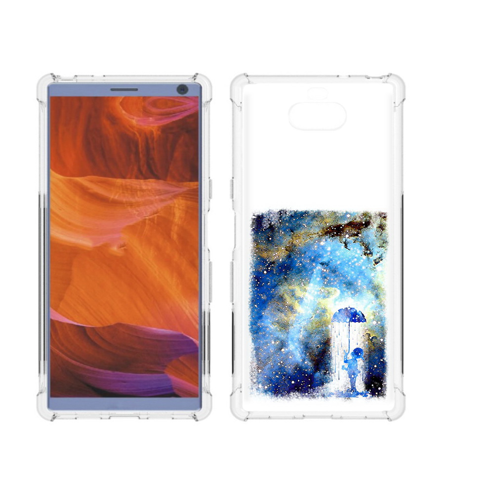 

Чехол MyPads Tocco для Sony Xperia 10 Plus мальчик в небе, Прозрачный, Tocco