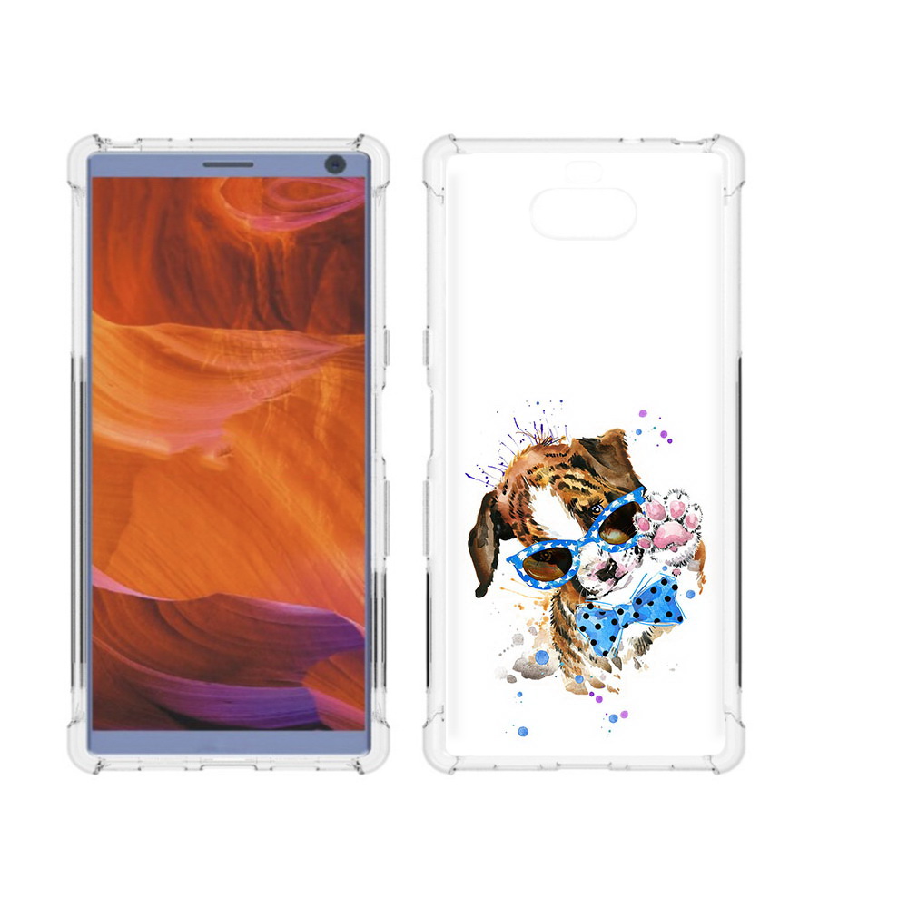 

Чехол MyPads Tocco для Sony Xperia 10 Plus лапочка, Прозрачный, Tocco