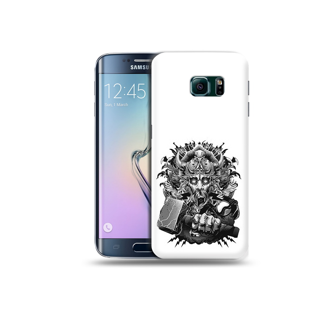 

Чехол MyPads Tocco для Samsung Galaxy S6 Edge злой тор, Прозрачный, Tocco