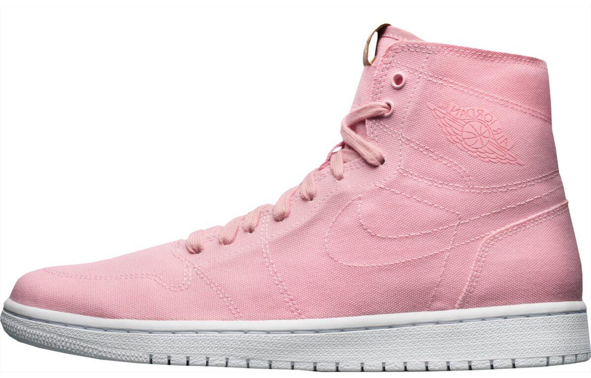 

Кеды унисекс Jordan Air Jordan 1 Retro High Decon Sheen розовые 41 EU, Розовый, Air Jordan 1 Retro High Decon Sheen