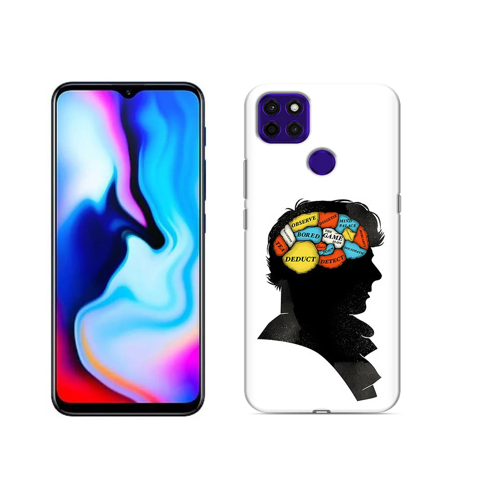 

Чехол MyPads Tocco для Lenovo K12 Pro темный рисунок, Прозрачный, Tocco