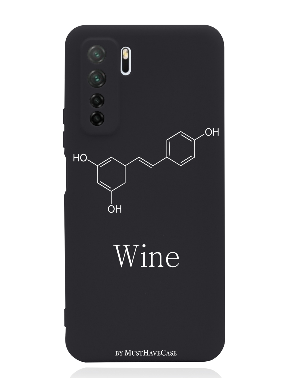 

Чехол MustHaveCase Huawei P40 Lite Молекула вина, Черный;белый, Huawei P40 Lite Молекула вина