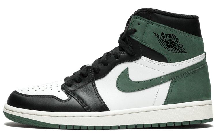 

Кеды унисекс Jordan Air Jordan 1 Retro High Clay Green 6 Rings разноцветные 45.5 EU, Разноцветный, Air Jordan 1 Retro High Clay Green 6 Rings