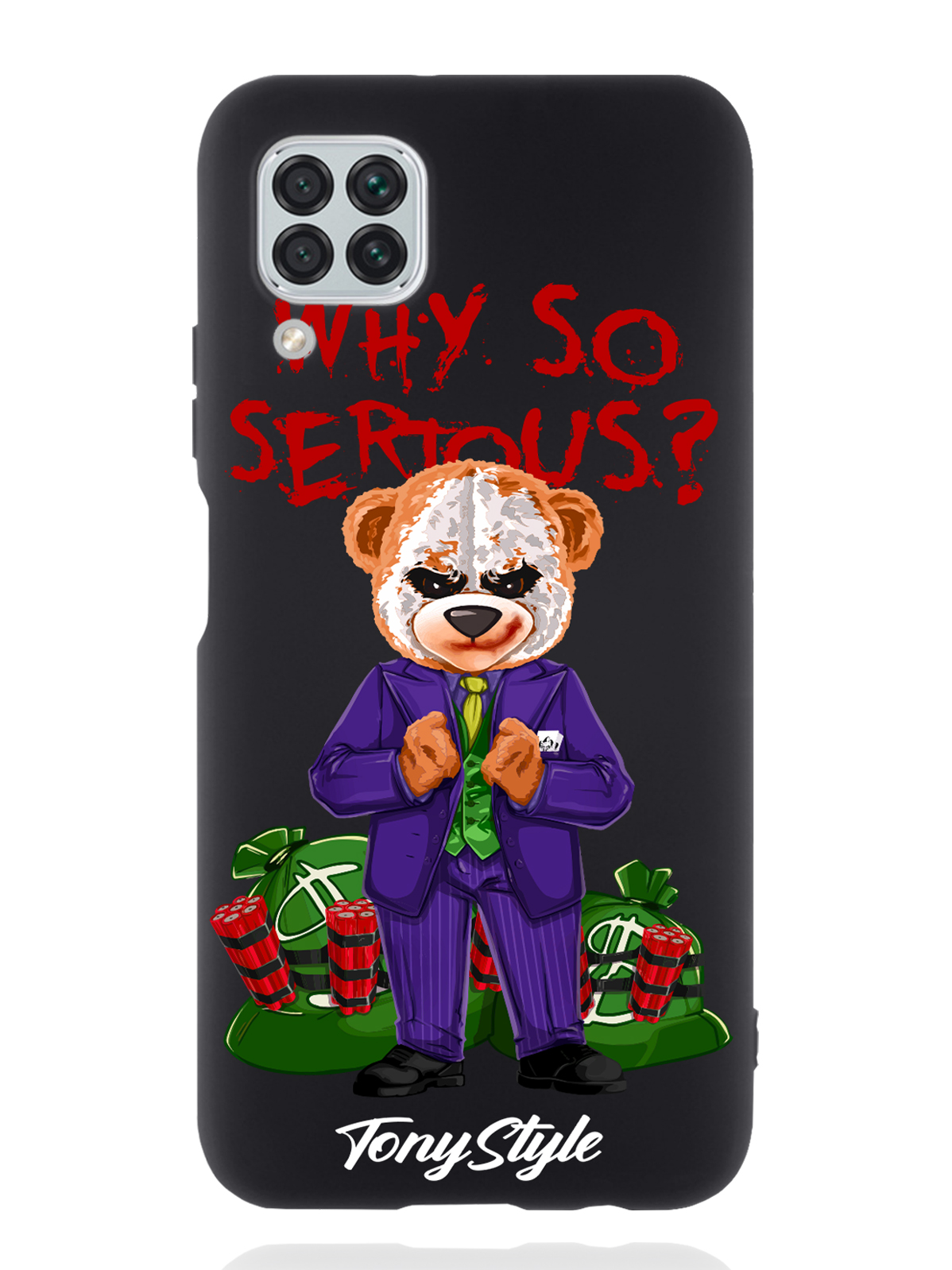 

Чехол Tony Style Huawei P40 Lite Tony Style Джокер Joker Why so serious, Huawei P40 Lite Tony Style Джокер Joker Why so serious