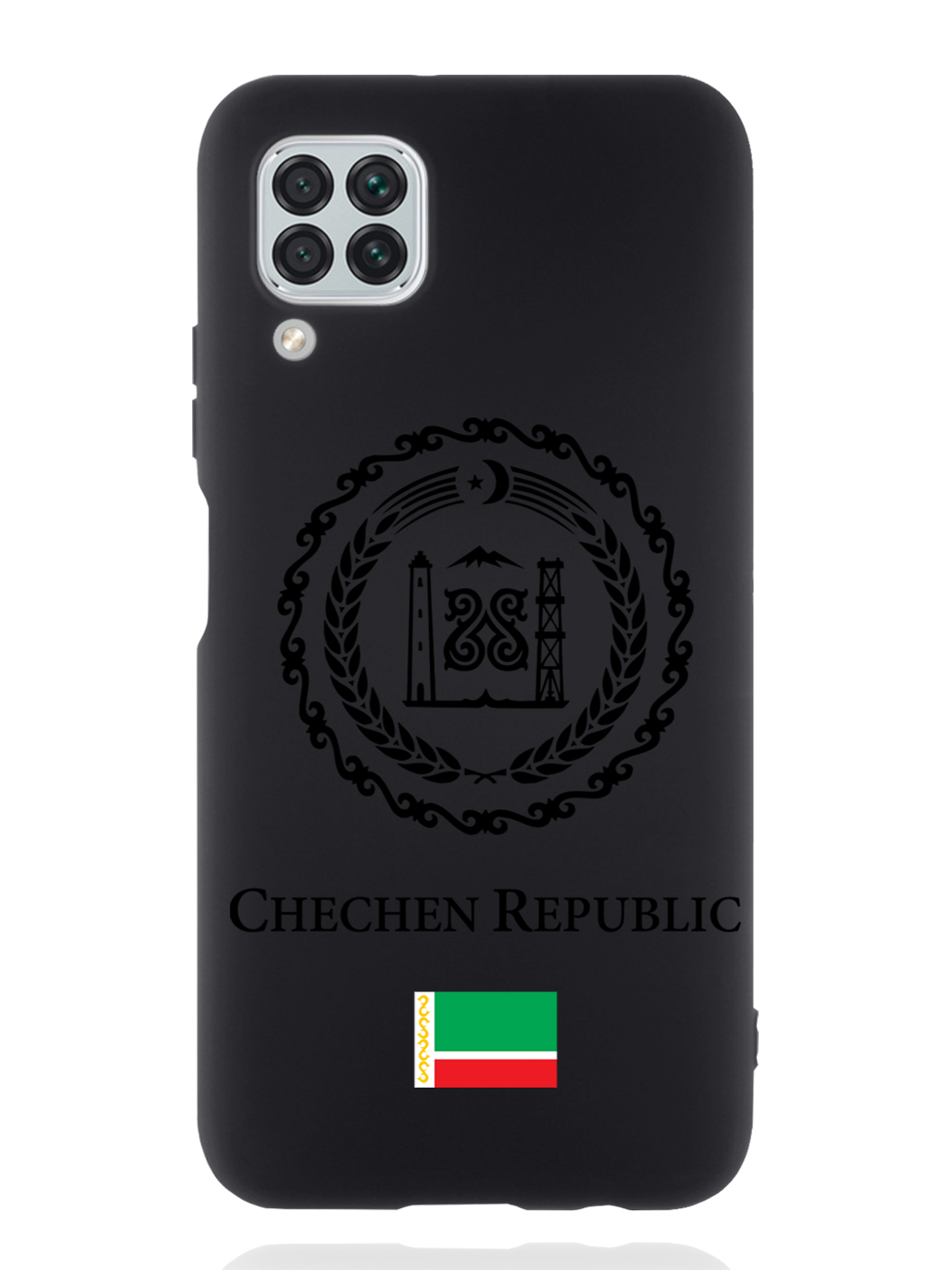 

Чехол SignumCase Huawei P40 Lite Черный лаковый Герб Чечни, Huawei P40 Lite Черный лаковый Герб Чечни