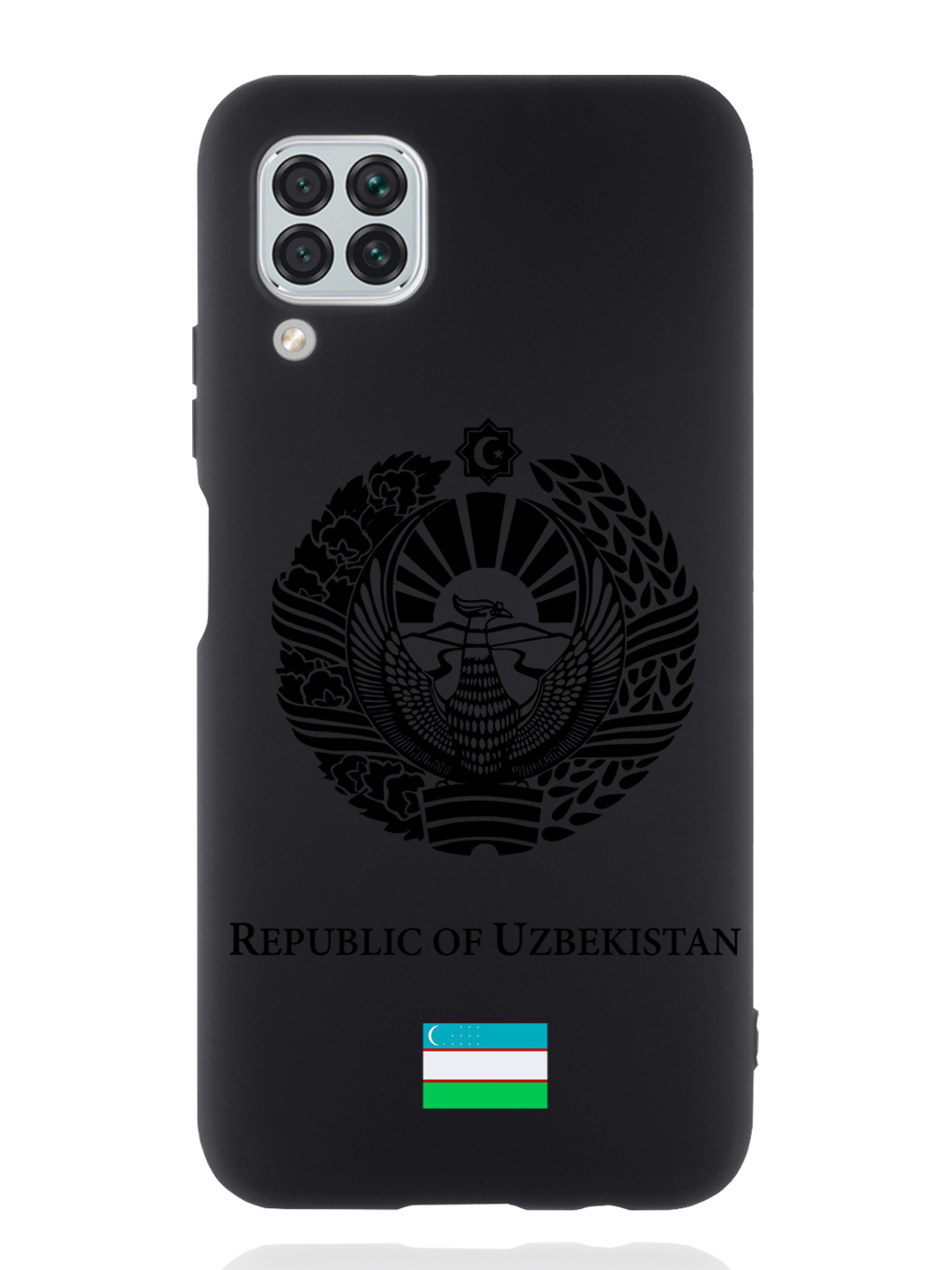 

Чехол SignumCase Huawei P40 Lite Черный лаковый Герб Узбекистана, Huawei P40 Lite Черный лаковый Герб Узбекистана