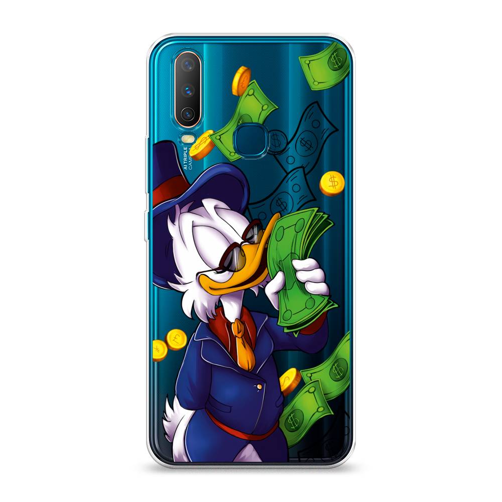 

Чехол на Vivo Y12/Y17 "Scrooge McDuck with Money", Синий;зеленый;белый, 261850-6