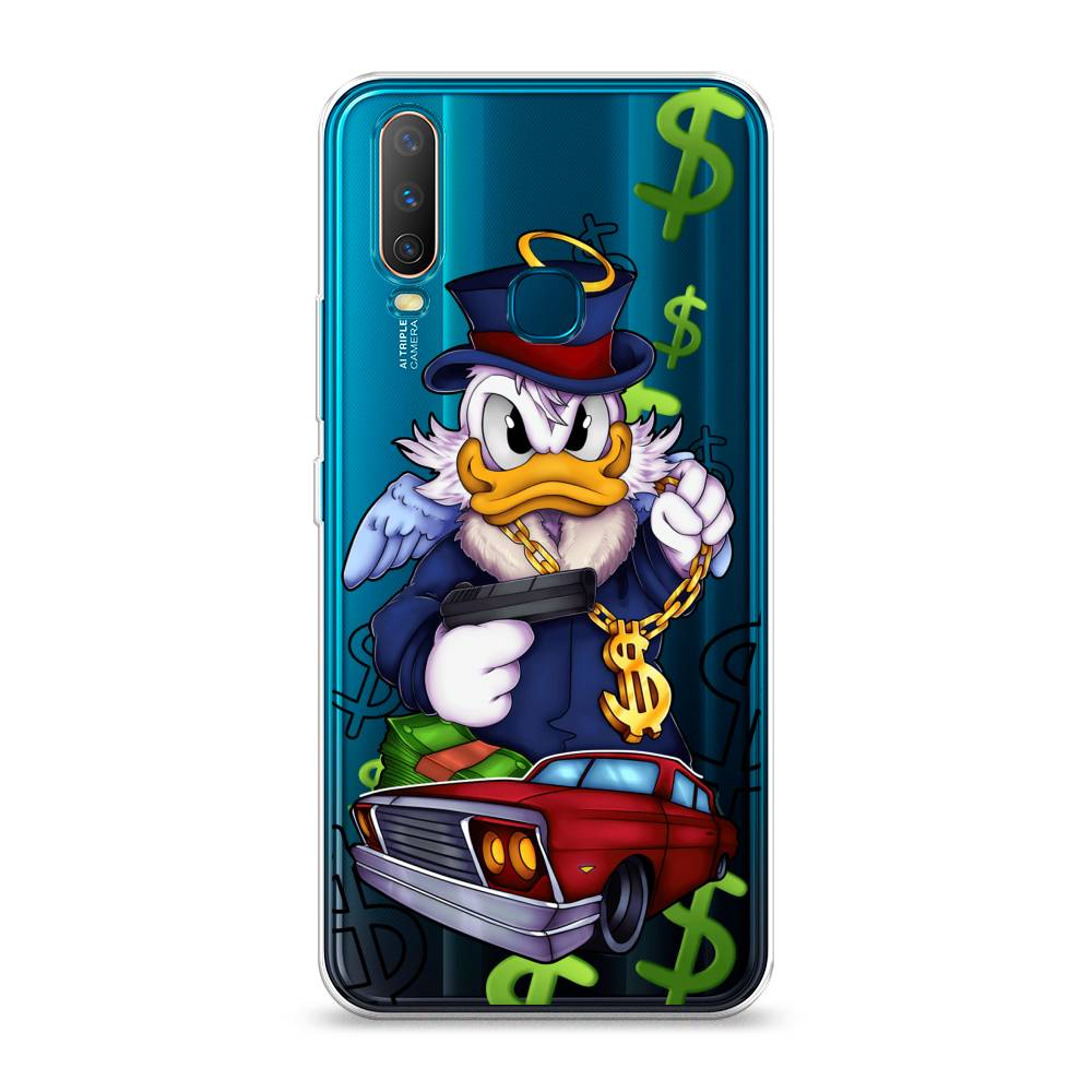 

Чехол на Vivo Y12/Y17 "Scrooge McDuck with a Gold Chain", Красный;синий;белый, 261850-6