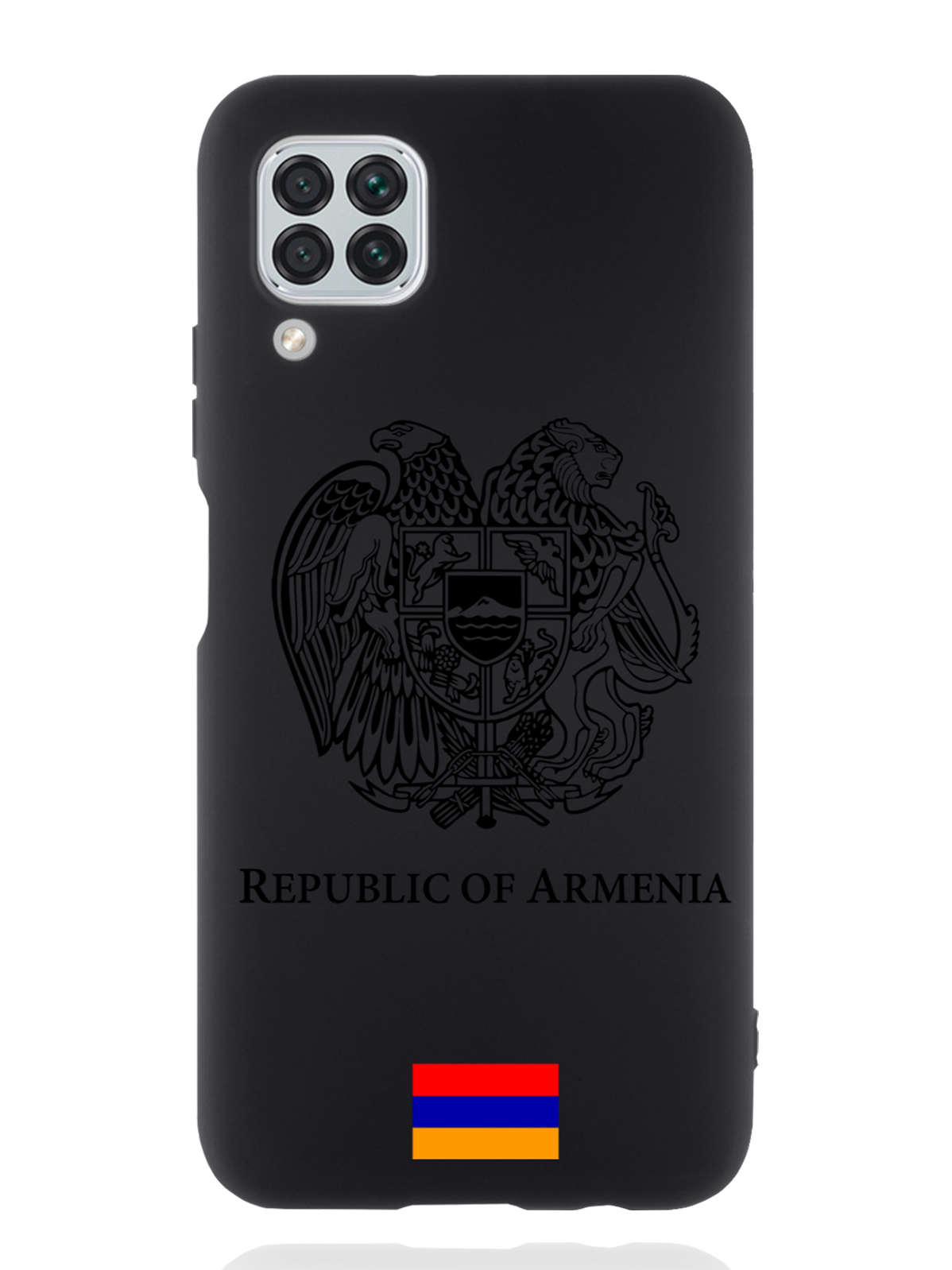 

Чехол SignumCase Huawei P40 Lite Черный лаковый Герб Армении, Huawei P40 Lite Черный лаковый Герб Армении