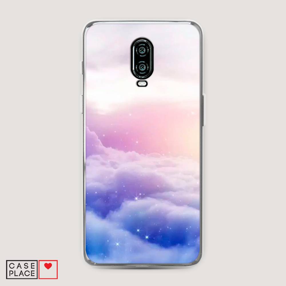 

Чехол на Oneplus 6T "Небеса", Голубой;белый;розовый, 150650-2