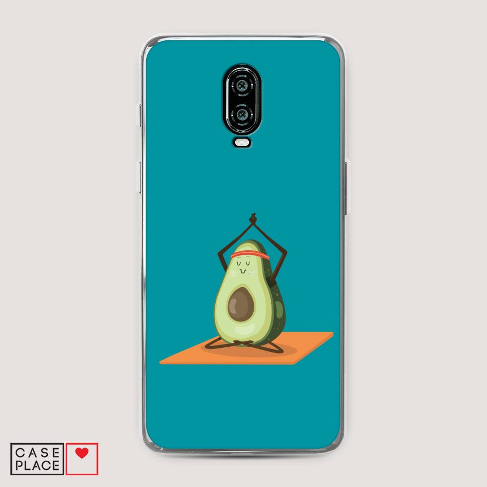 

Чехол на Oneplus 6T "Расслабься с авокадо", Голубой, 150650-6
