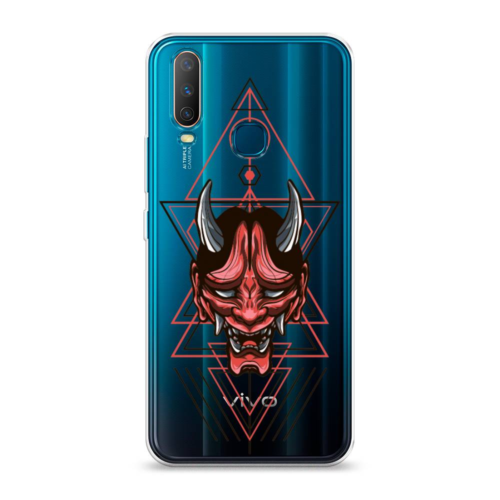 

Чехол для Vivo Y12/Y17 "Hanya Oni mask", Серый;красный;черный, 261850-4